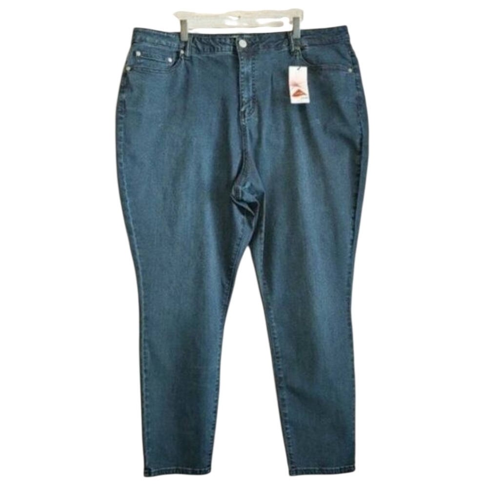 Eloquii Denim Jeans Viola Fit Plus Size Sz 24V